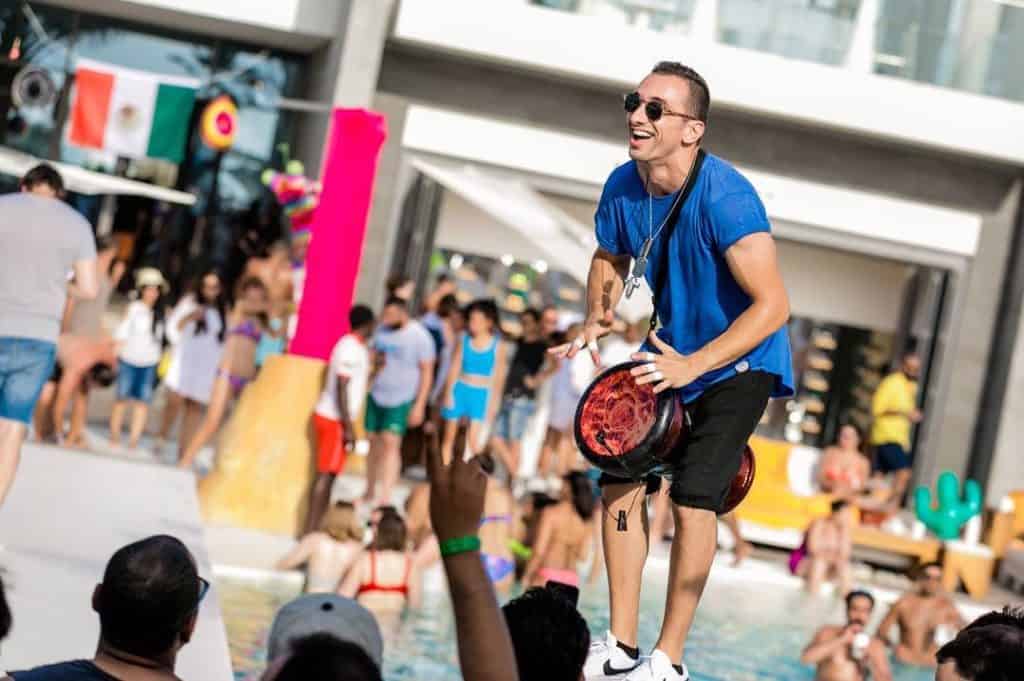 drummer and handpan player in dubai
