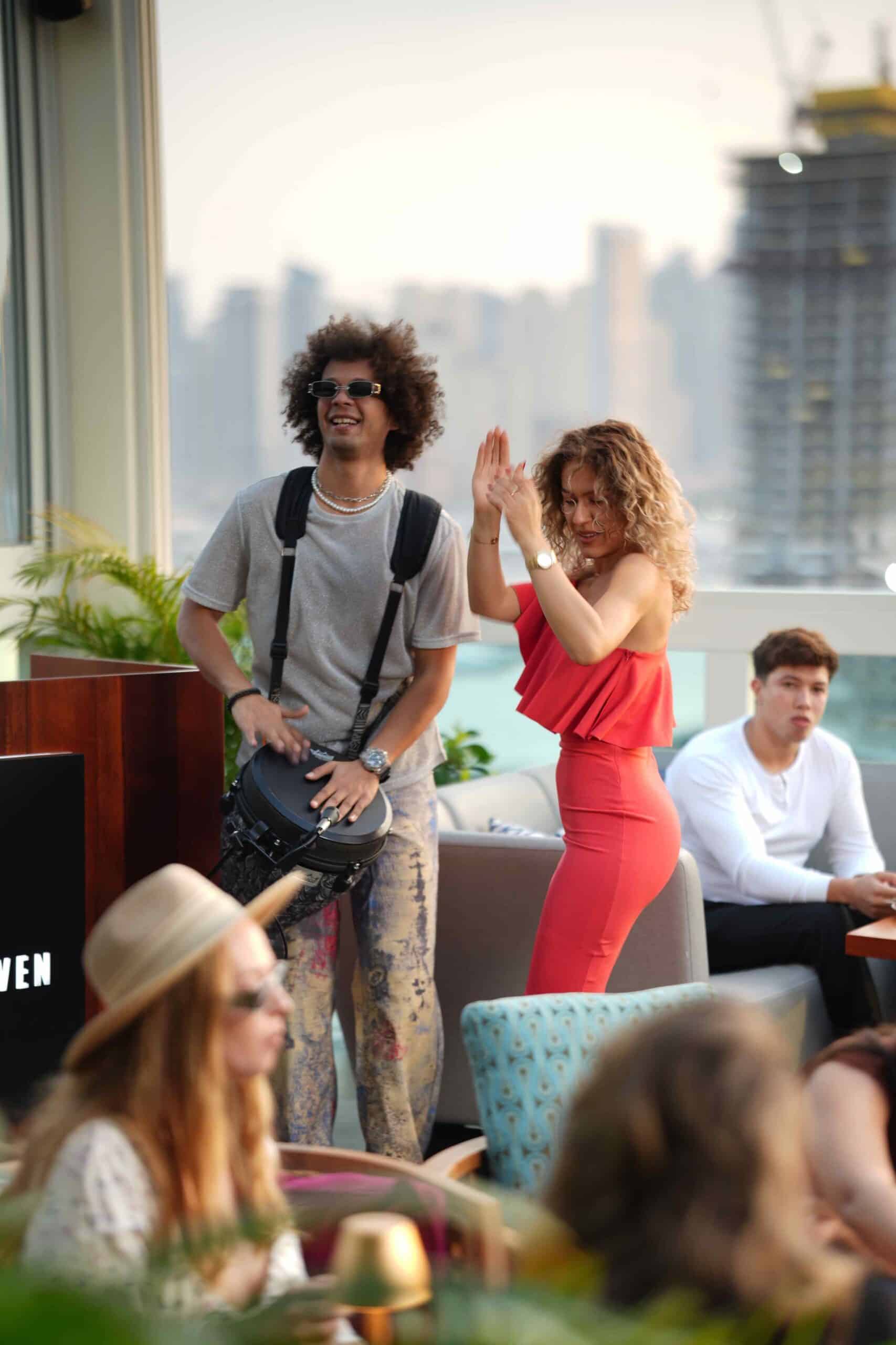 Lively Drummer in Dubai
